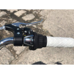 Dámsky retro bicykel 28" Lavida 7-prevodový hlinikový [A] Ružový, biele kolesá